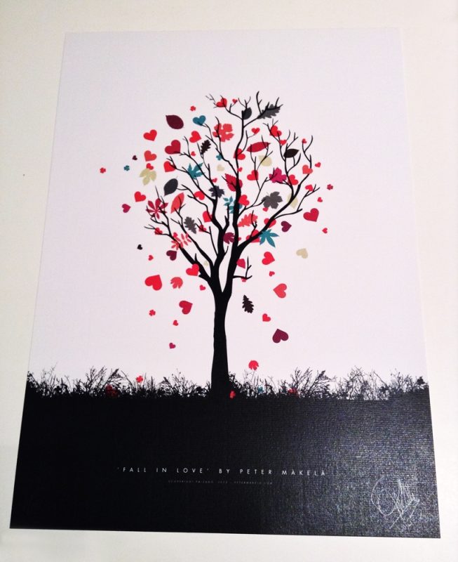 Fall in Love artwork by Peter Mäkelä