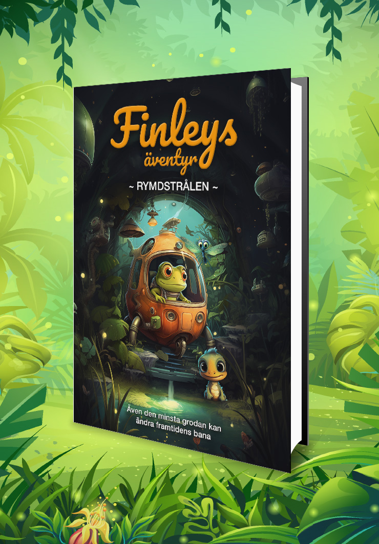 Finleys äventyr omslag i skog