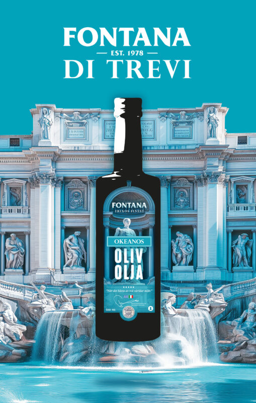 Fontana Foods goes Fontana di Trevi AI poster ad