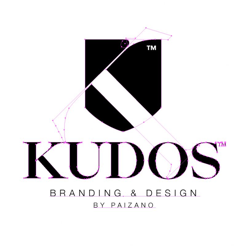 Kudos logotyp dissekerad