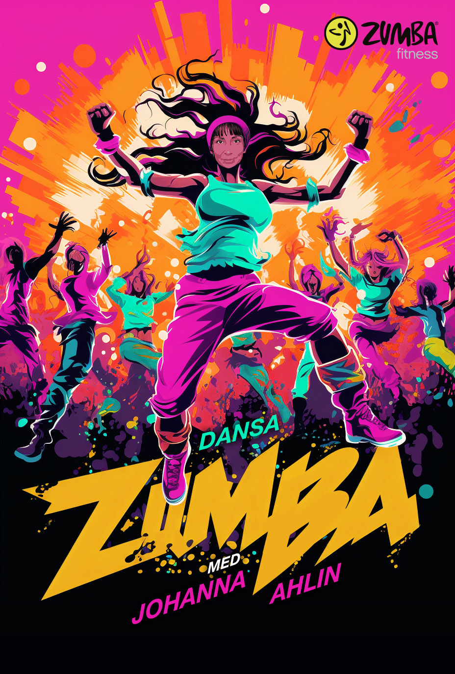Zumba poster Johanna Ahlin