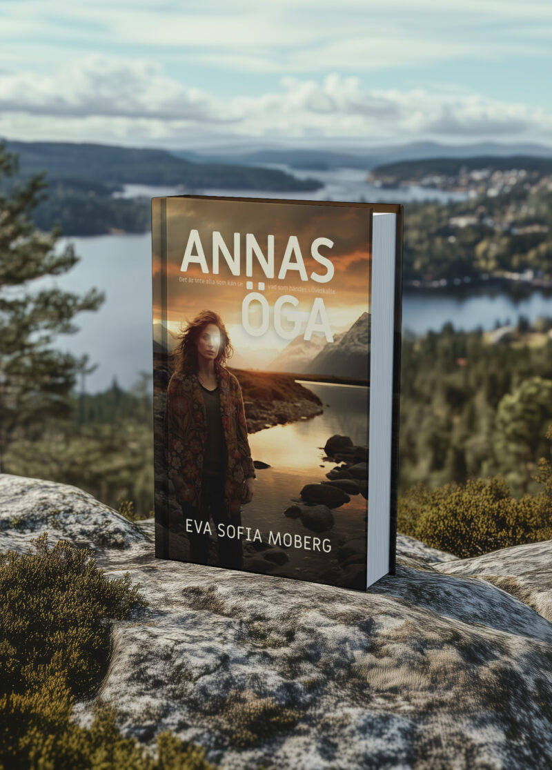 Annas öga book cover design