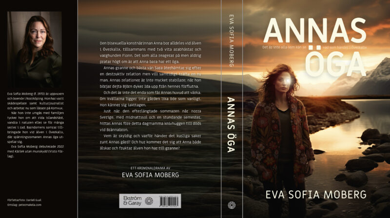 Annas öga book cover design