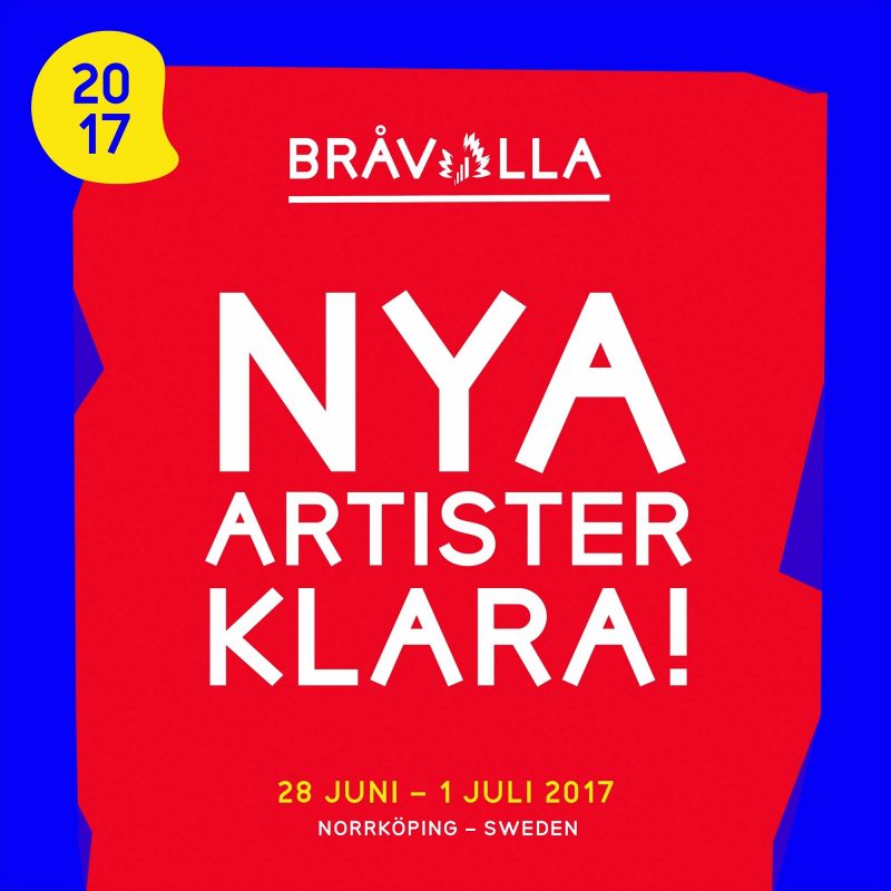 Bråvalla Festival Norrköping affisch