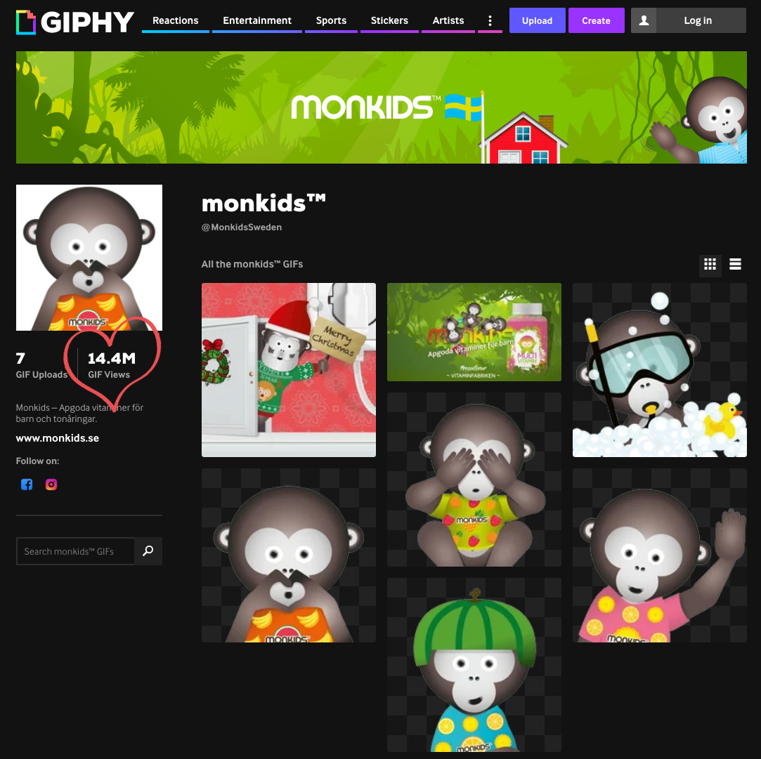 Monkids GIF-animationer giphy
