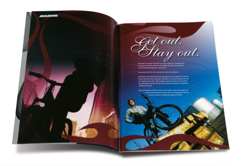 Marvil™ Mountainbikes catalog design
