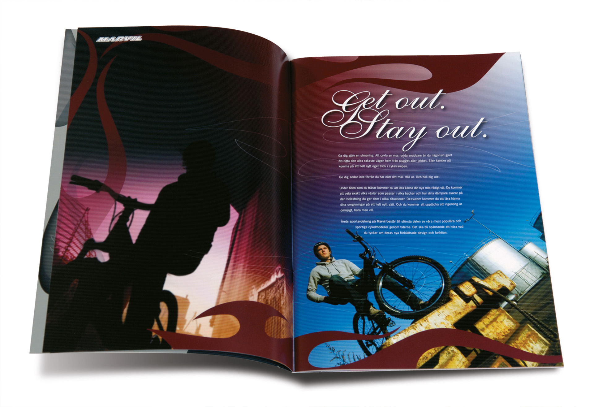 Marvil mountainbike catalog design