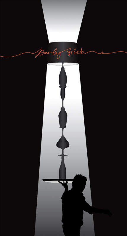 Party Trick floor lamp by Peter Mäkelä