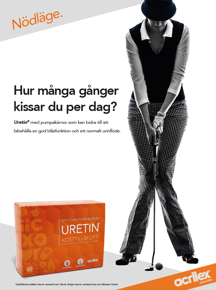 Uretin annons Lifestyle-Golf Magazine