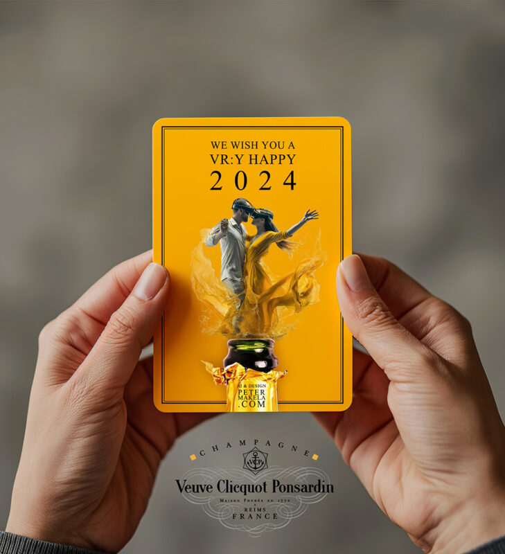 veuve clicquot AI ad