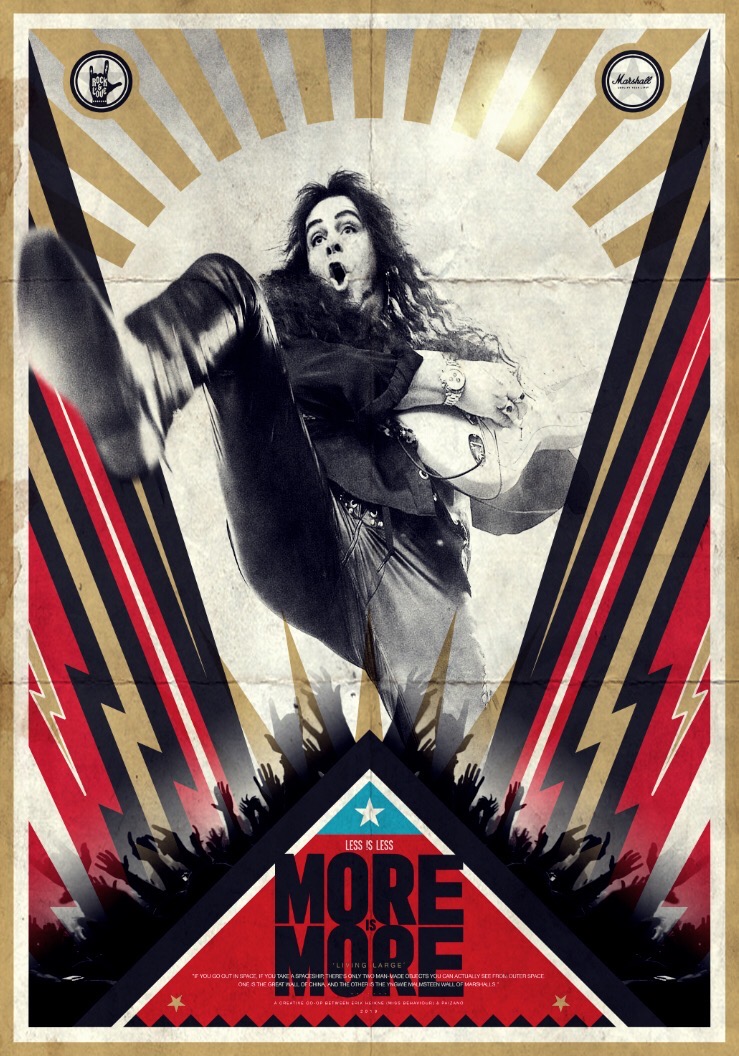yngwie malmsteen more is more poster